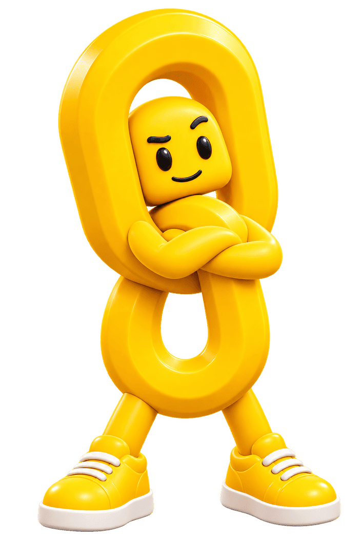 RSLVR mascot with arms crossed